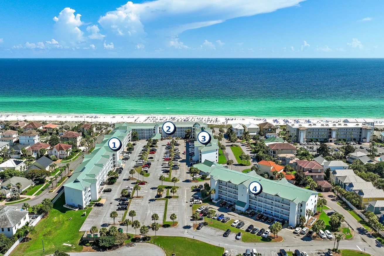 Buildings of condos at Maravilla