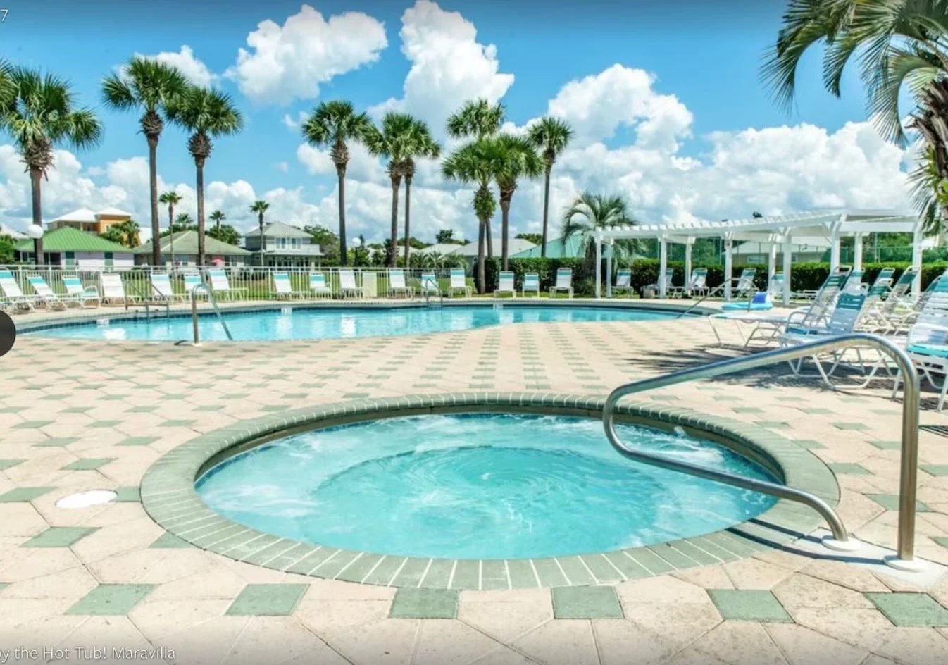 Pool and Hot Tub, Clubhouse Area