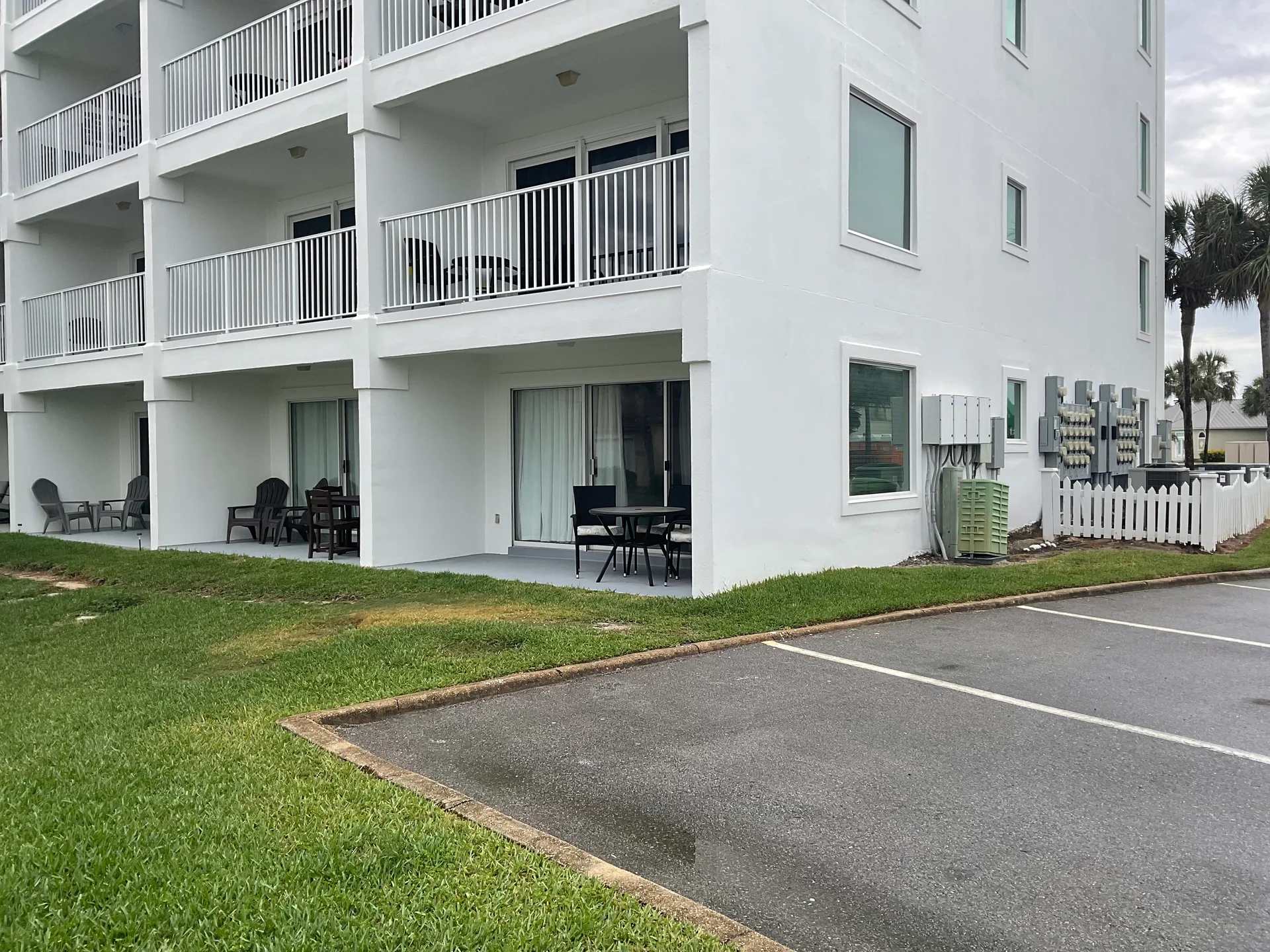 Parking next to unit