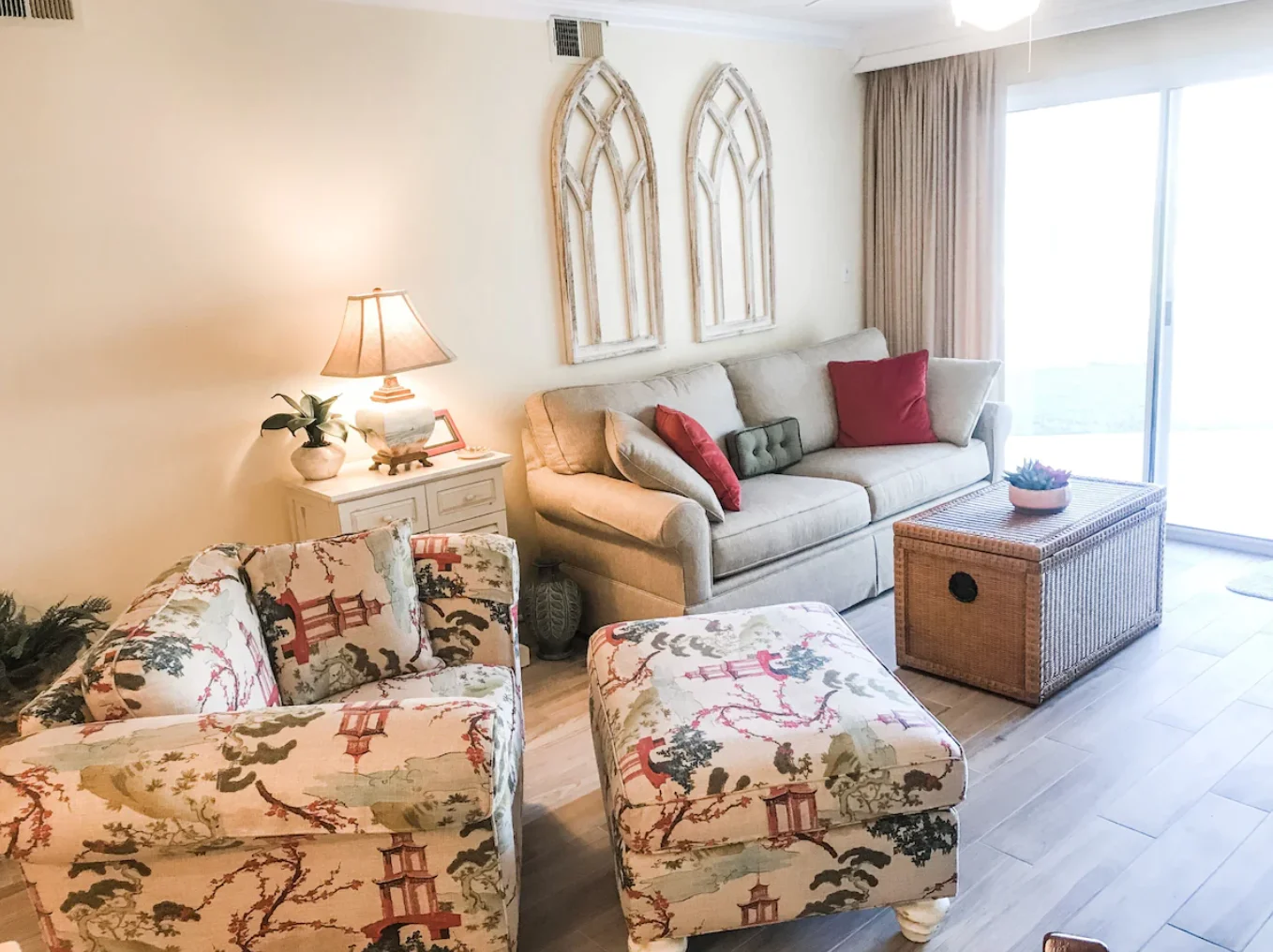 Living room (couch is a sleeper sofa)