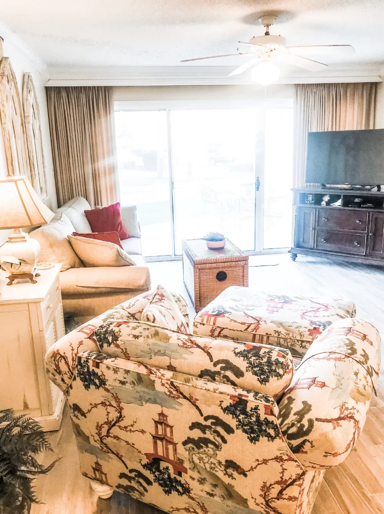 Living room (couch is a sleeper sofa)