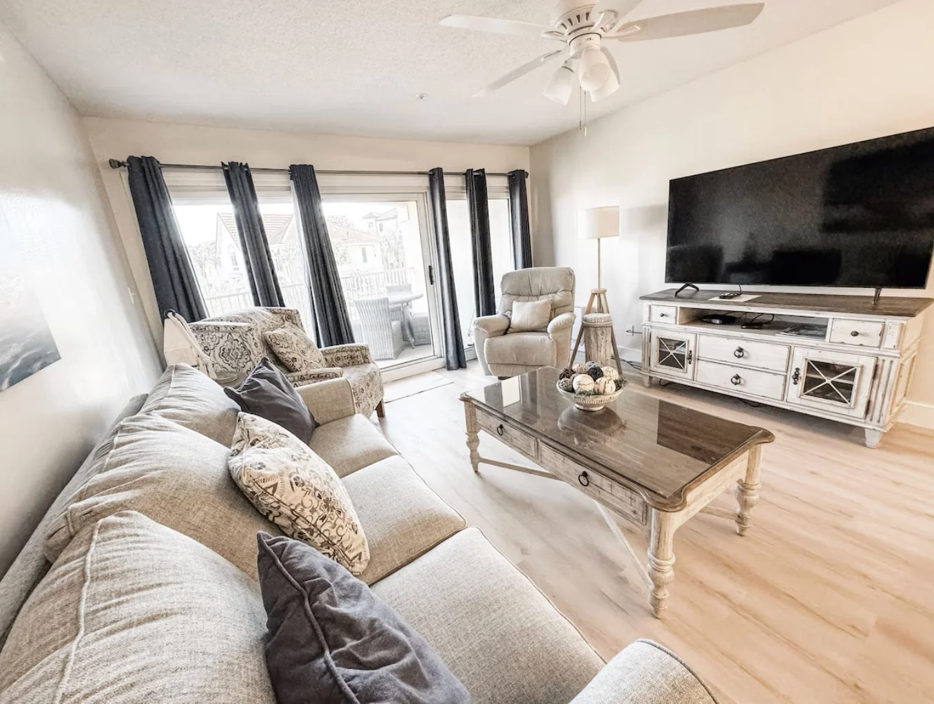 BRAND NEW SLEEPER SOFA! It is a queen size sofa bed & can sleep 2 addt'l guests.