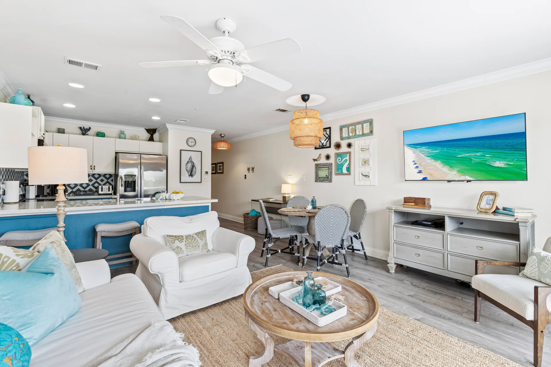 comfort abounds with board games, books & access to your favorite streaming services