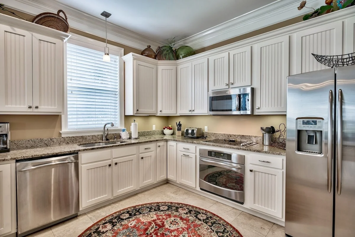Large fully stocked kitchen