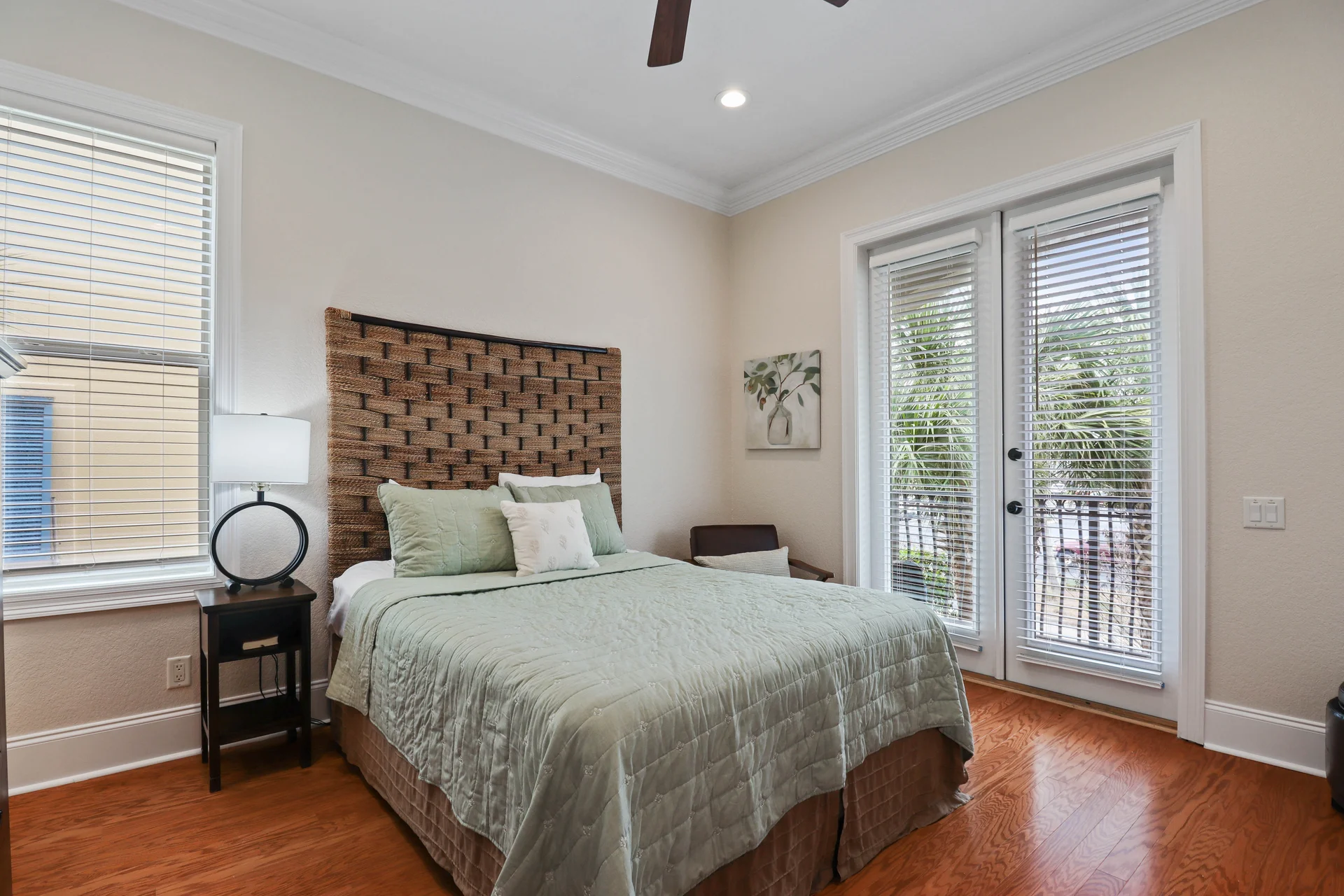 Second floor queen guest room with ensuite