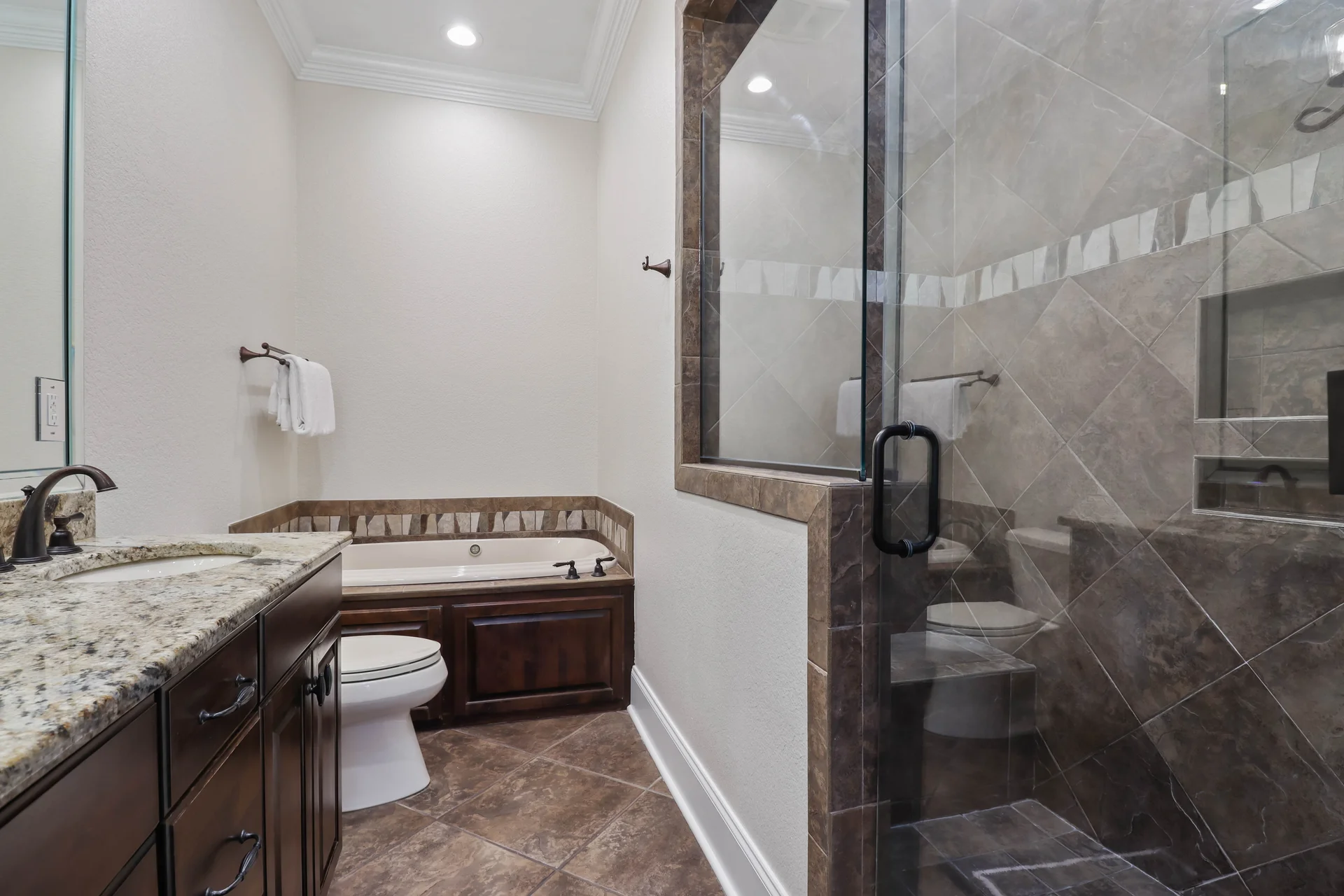 Spacious ensuites with walk-in showers