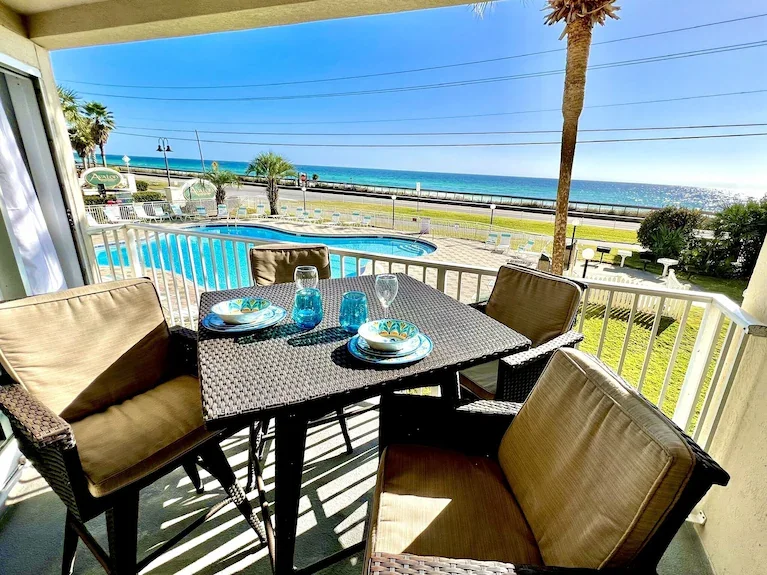 Gulf Front! Beachfront Condo | 2 BR, 2 BA, Sleeps 6 | Pets Welcome | 2 Pools, Hot Tub | Pickleball, Tennis, Fitness, Basketball | Free Beach Chair Set-up Included *  - Photo 10
