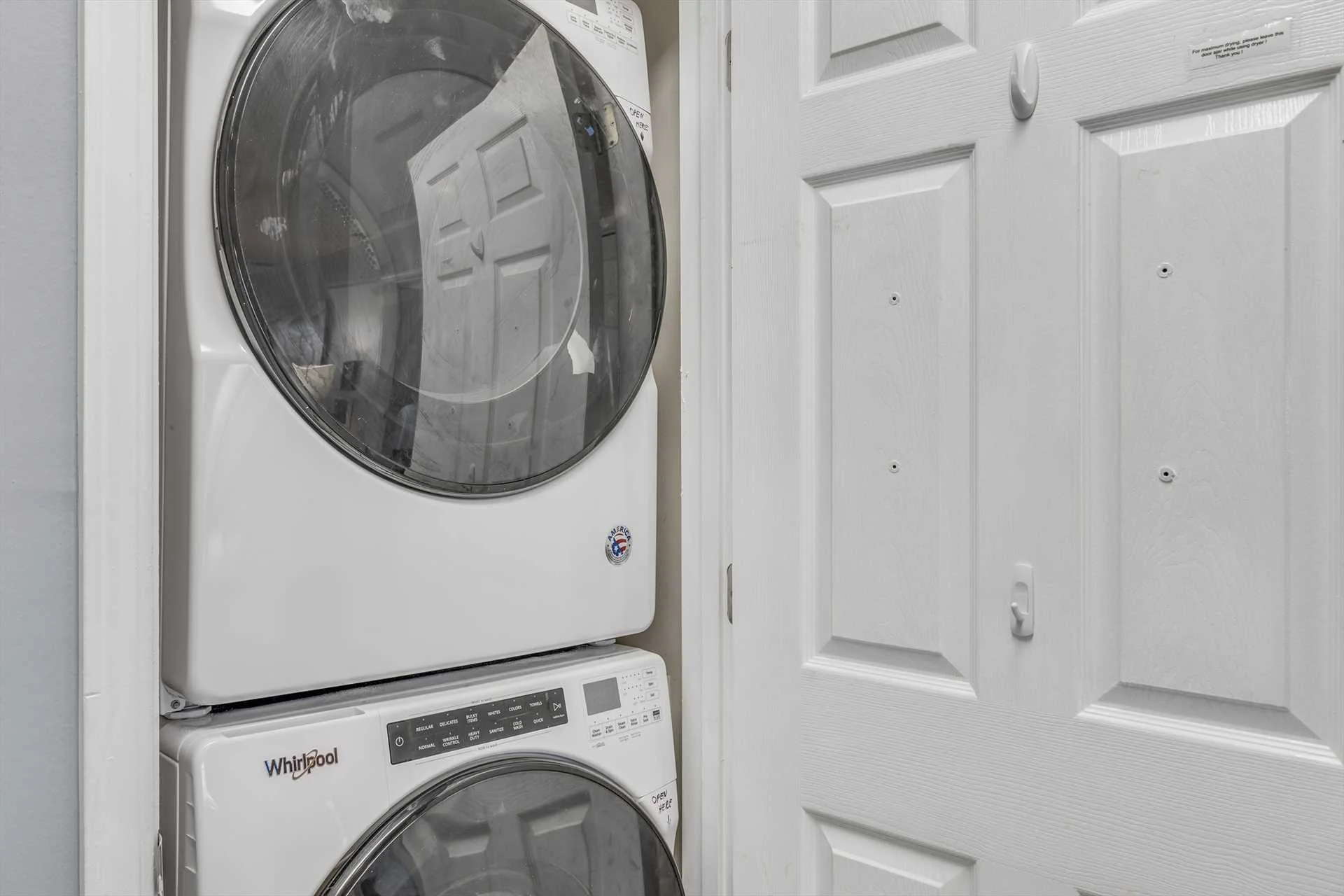 Washer Dryer in unit for those swim suits and towels ! 