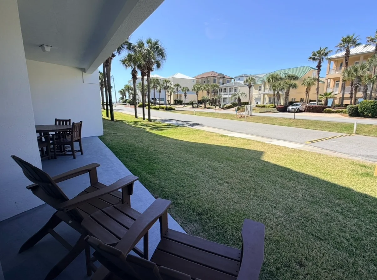 Patio off Master Bedroom and Living Room 