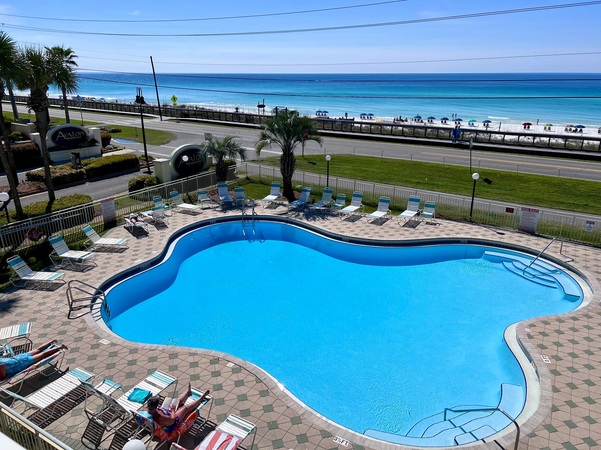 Your view from the balcony